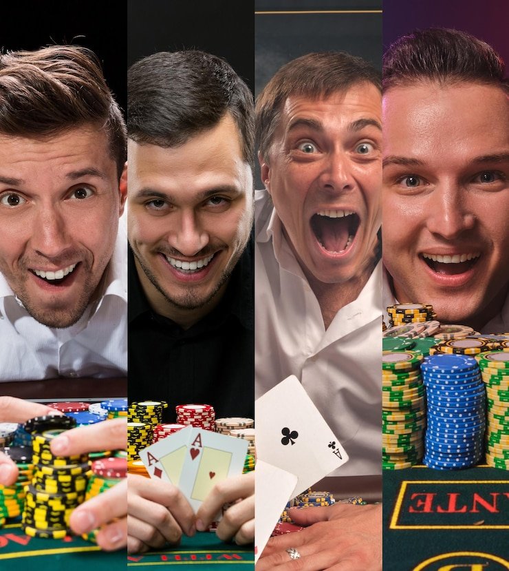 Live dealer card games studio with multiple camera angles